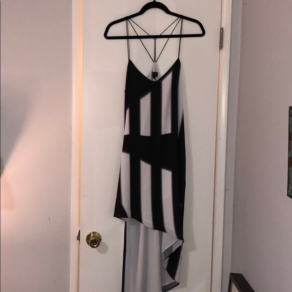 Bardot black/white dress